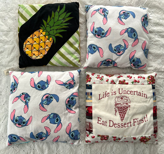 Pillow - Tooth Fairy Pocket - Lilo and Stitch, Pineapple ,Dessert First