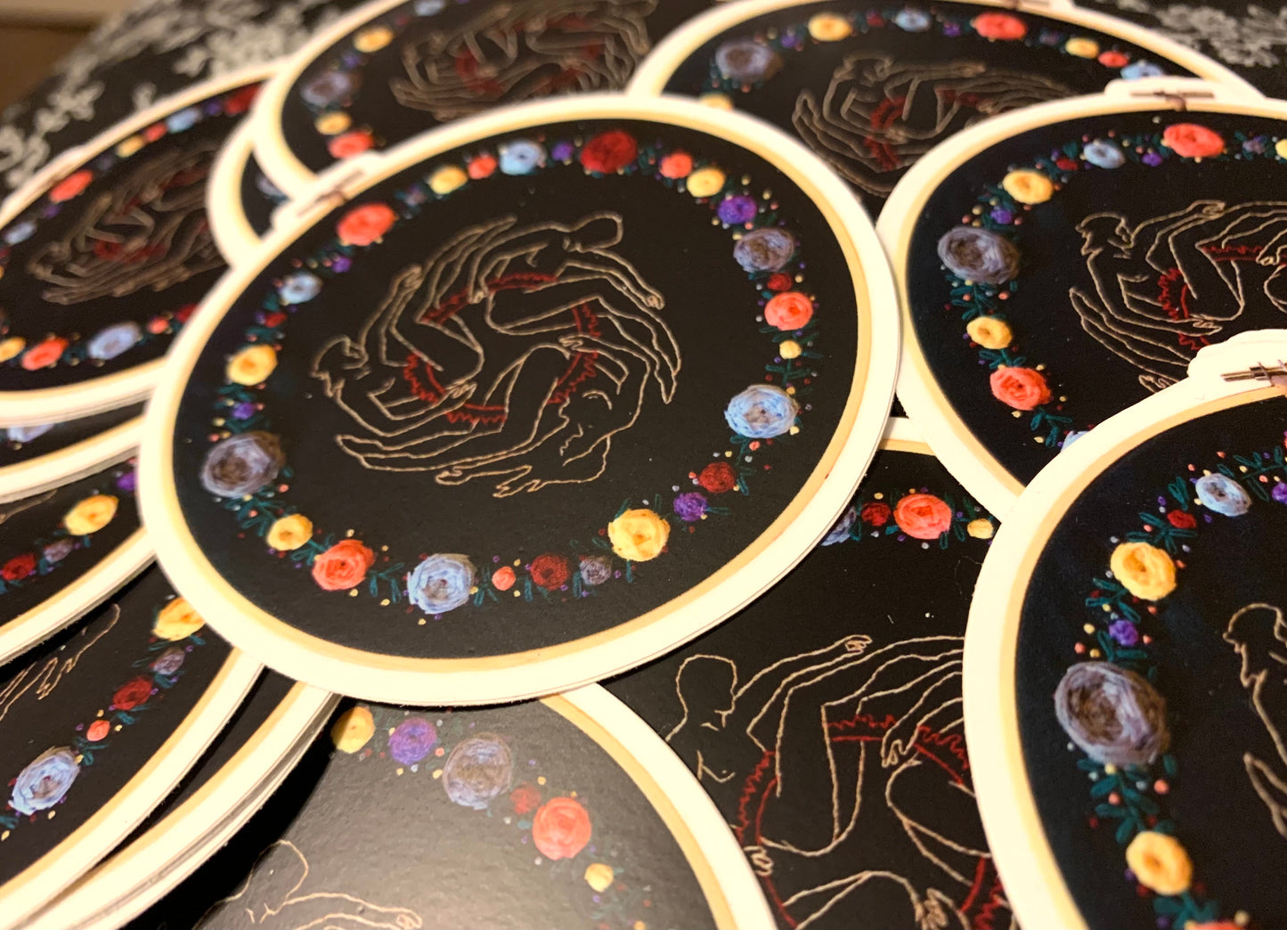 AFI Stickers - A Fire Inside - Fan Art - Embroidery Sticker Design!