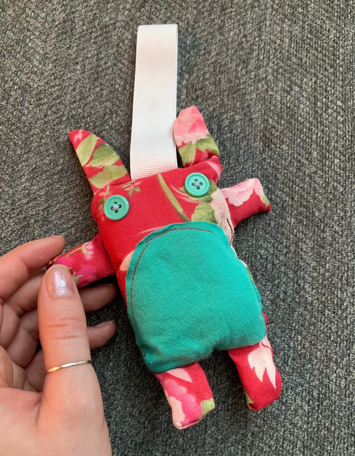 Mini Bunny - Keychain, Ornament, Backpack Charm