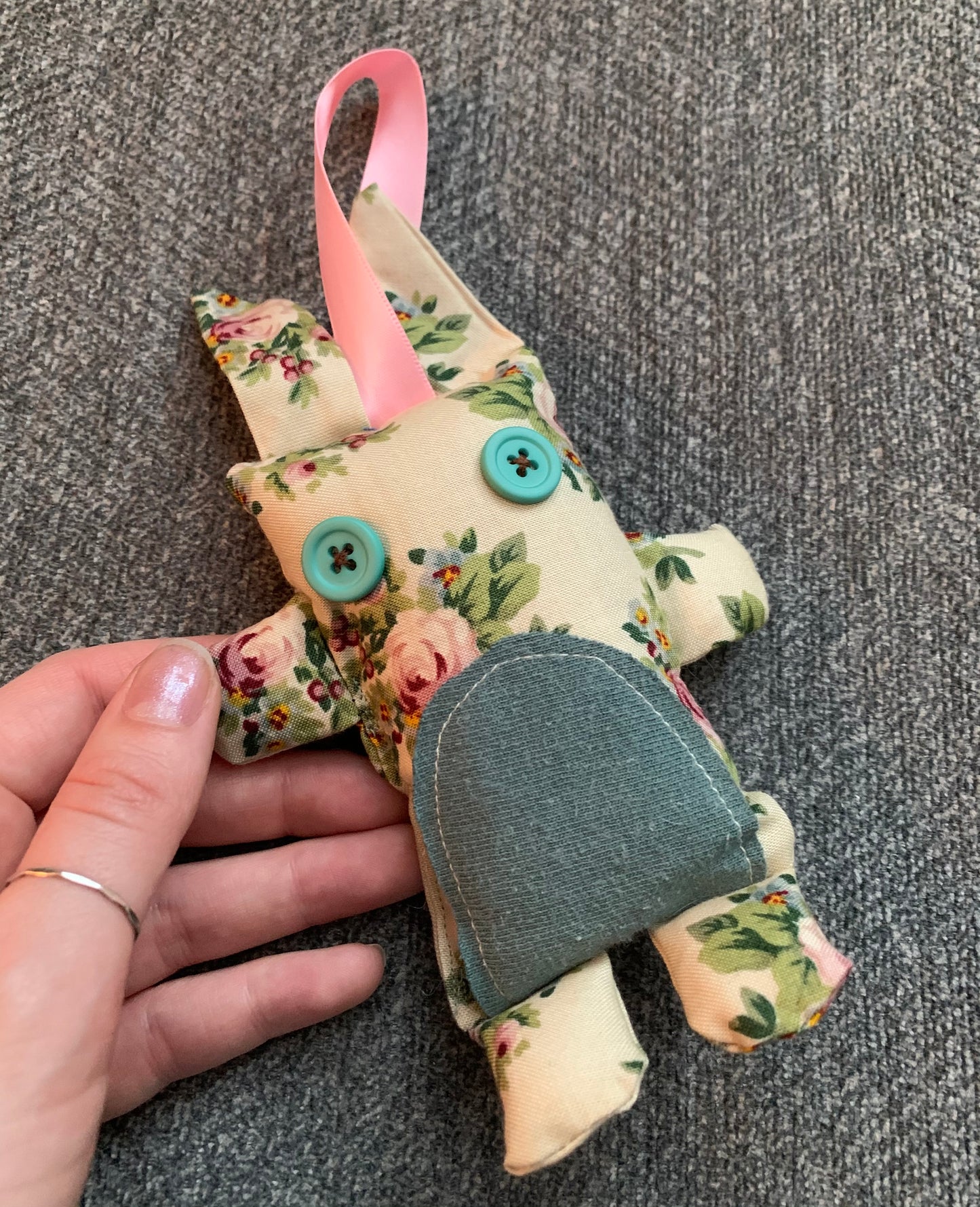 Mini Animal Friend - Bunny - Keychain, Ornament, Backpack Charm