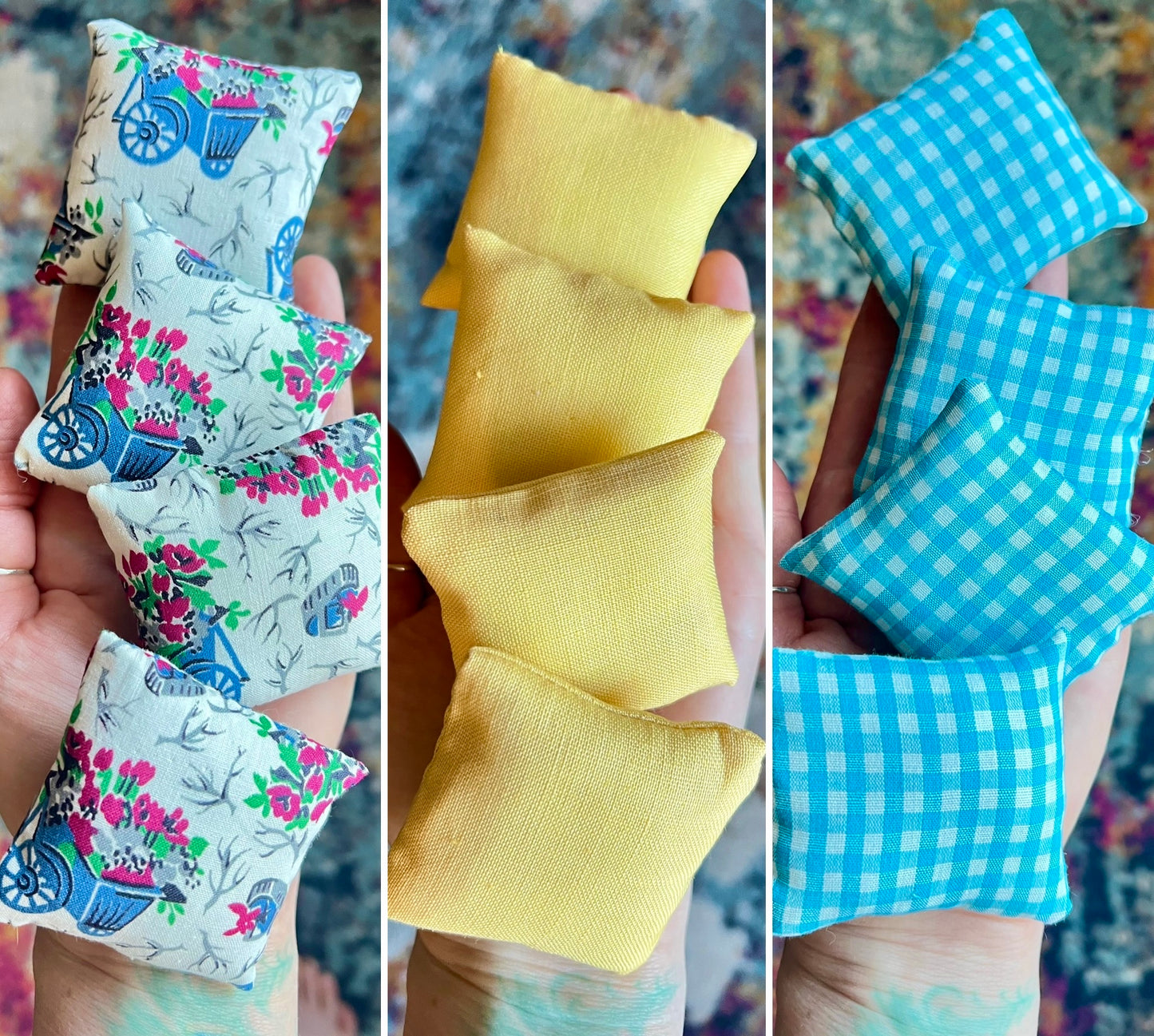 Barbie Doll Pillow - Handmade Miniatures Sold Individually -  1:6 Scale