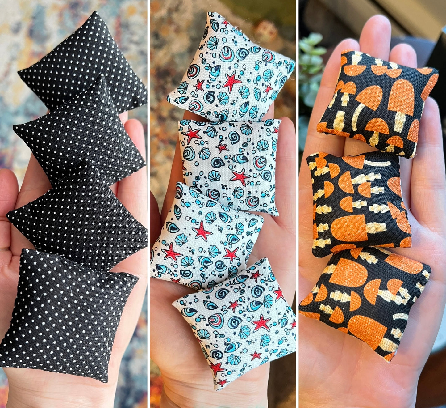 Doll Pillows B - Sold Individually - 1:12 Scale