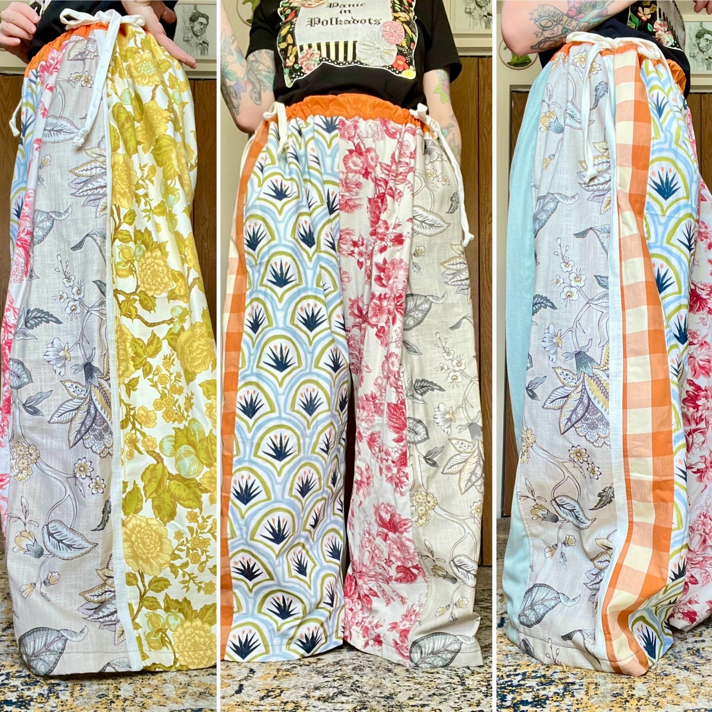 Panic Clothing - Denim or Shirt Upgrades or Designer Drapery Drawstring Pants