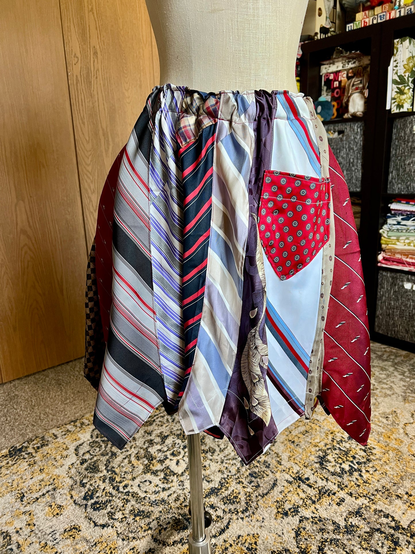Patchwork or Neckties Skirt Collection - Sustainable Skirt with Pockets!
