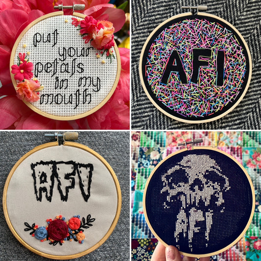 AFI Embroidery Hoop Wall Art - A Fire Inside - Fan Art Originals
