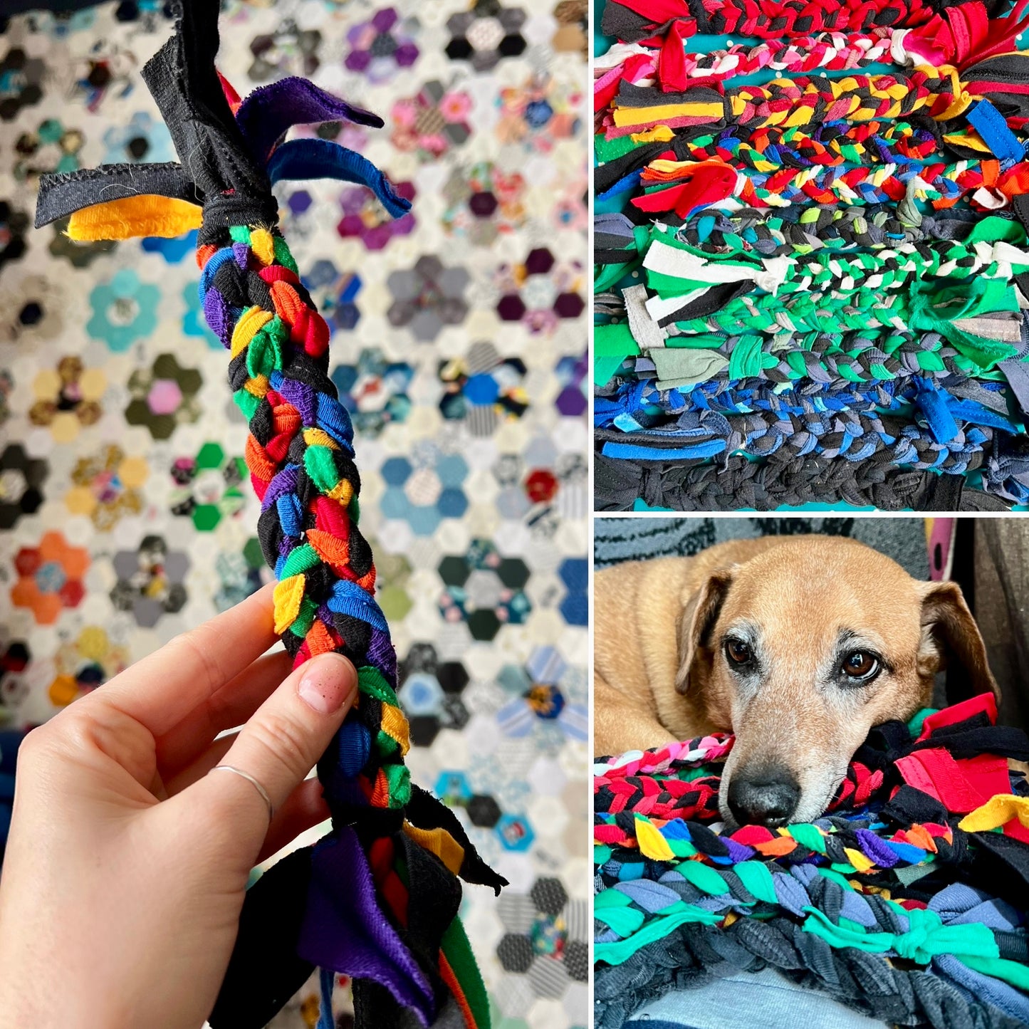 Pet Toys - Braided Dog Tug Rope or Braided Ball Cat Toy