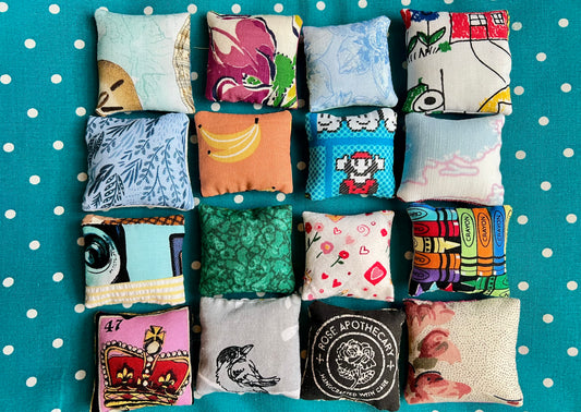 Doll Pillows E - One of a Kind Sold Individually - 1:12 Scale