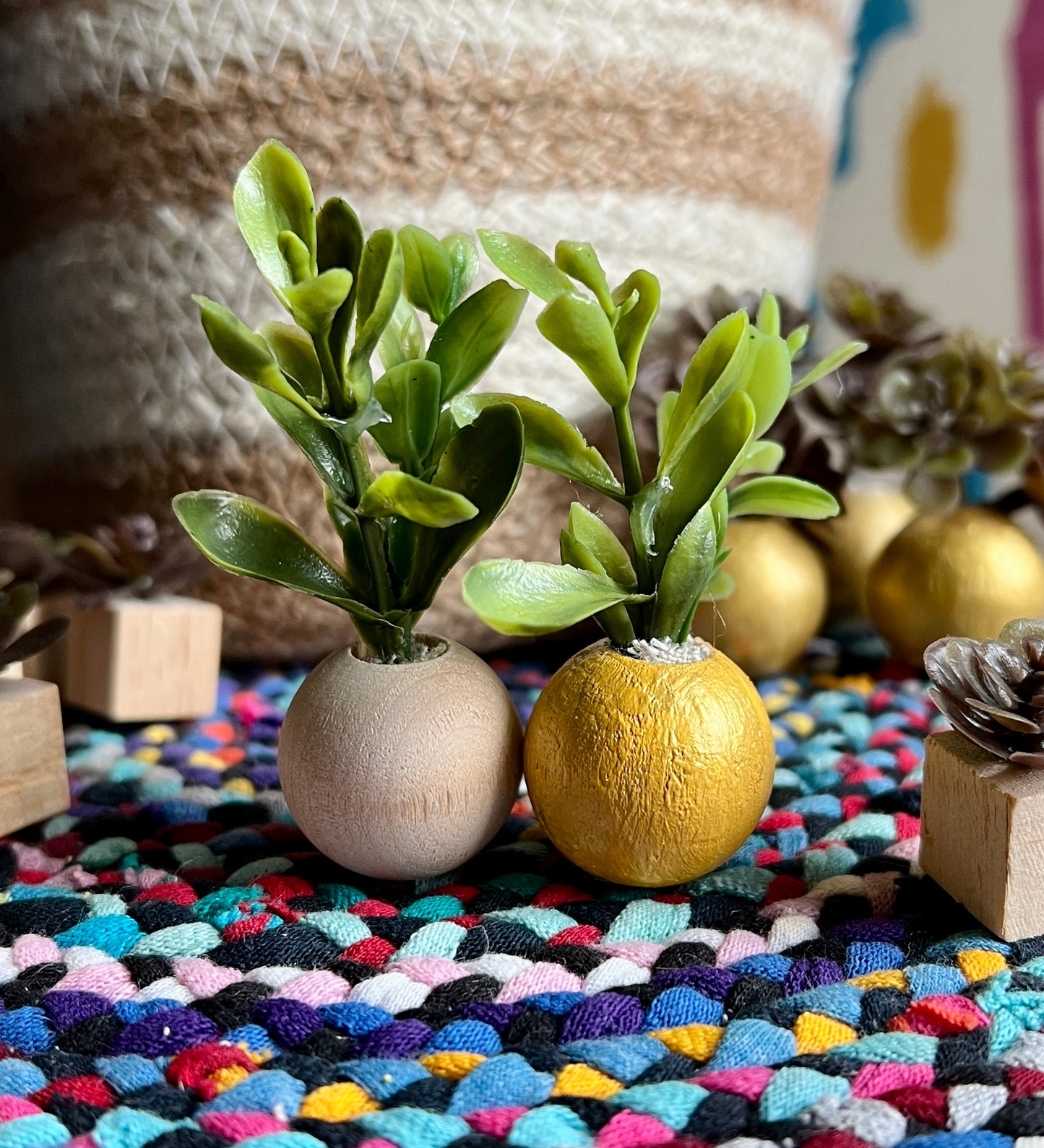 Flowers for Barbie - Miniature Dollhouse Floral Arrangement in Vase - 1:6 Scale