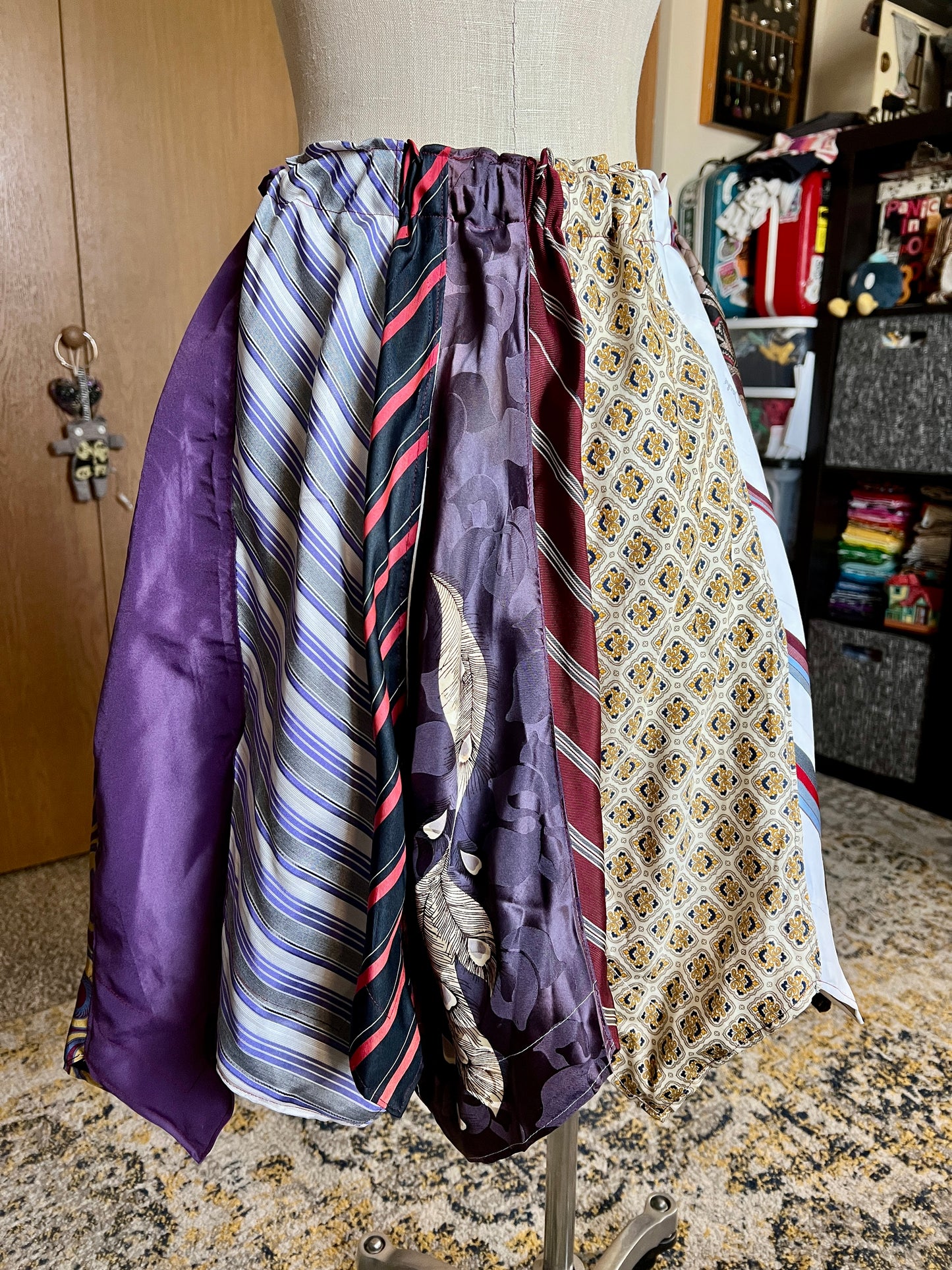 Patchwork or Neckties Skirt Collection - Sustainable Skirt with Pockets!