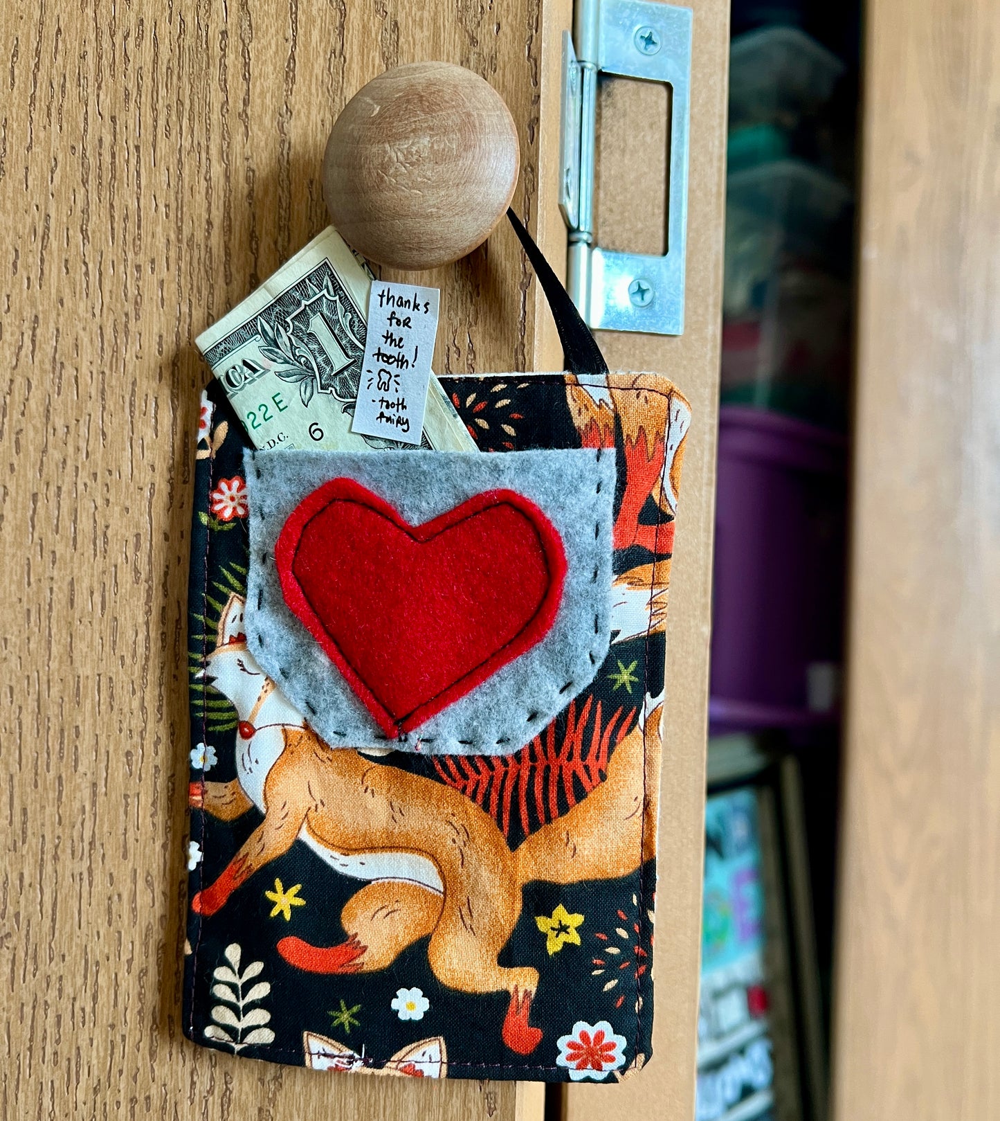 Tooth Fairy Pocket Door Hanger - Sanrio Hello Kitty and Friends