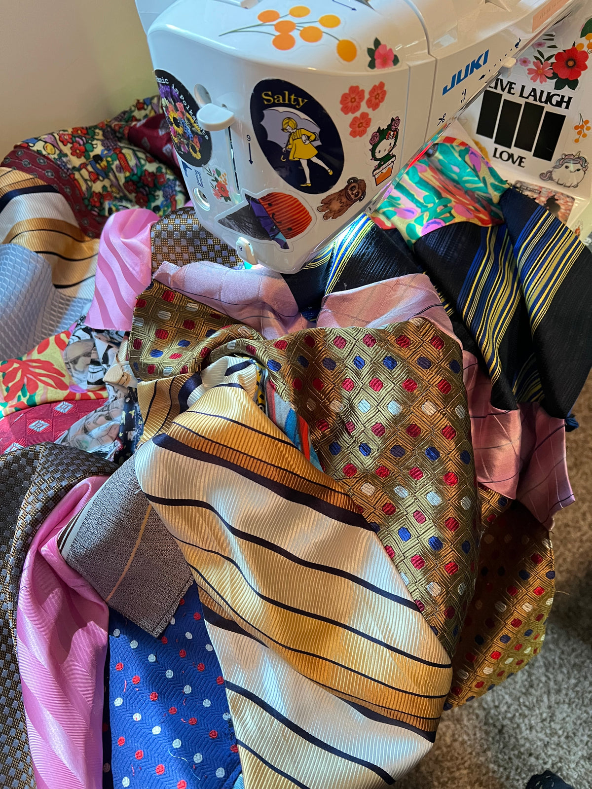 Panic Clothing - Skirt Collection - Patchwork or Neckties - Sustainable Upcycled with Pockets!