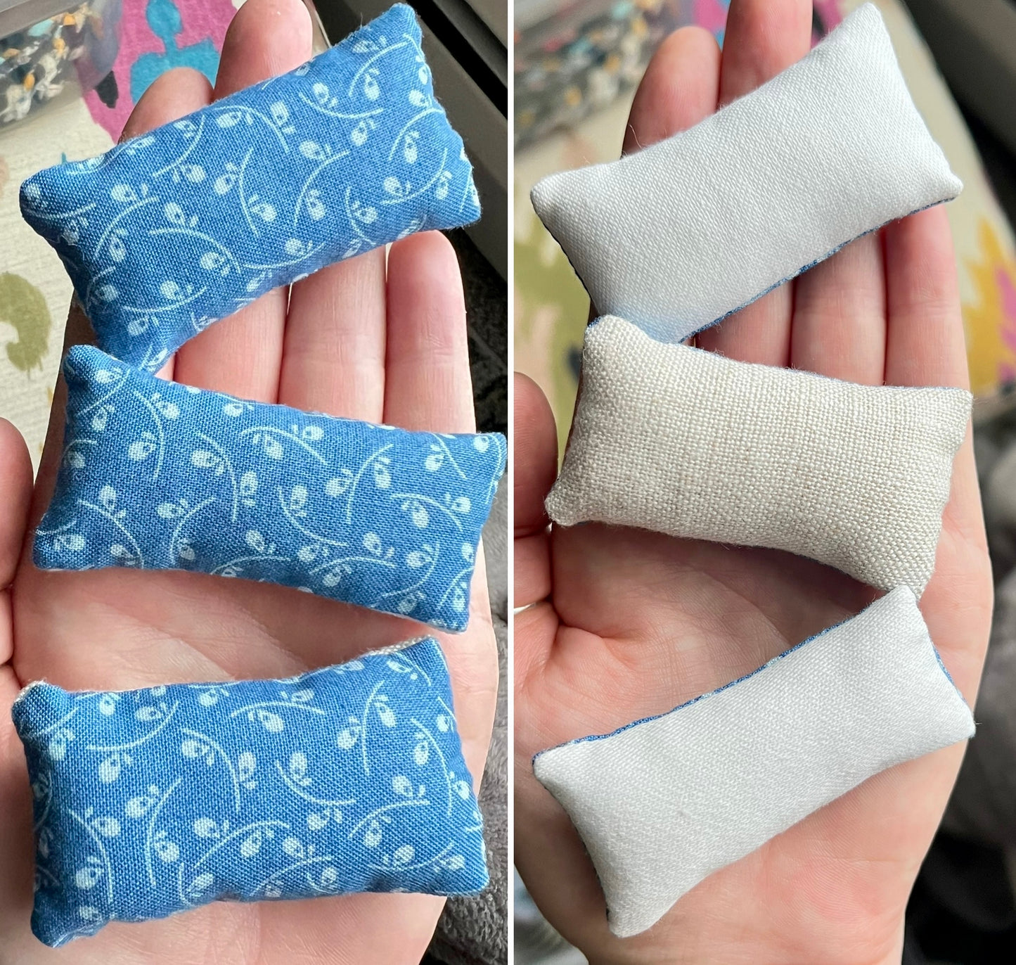Barbie Doll Pillow - Handmade Miniatures Sold Individually -  1:6 Scale