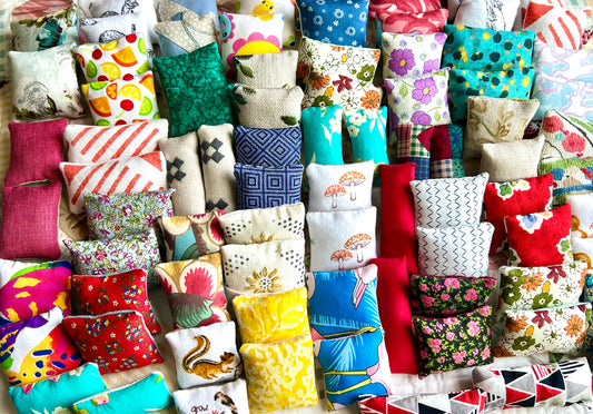 Doll Pillow - Set of Two Handmade Miniatures - 1:12 Scale