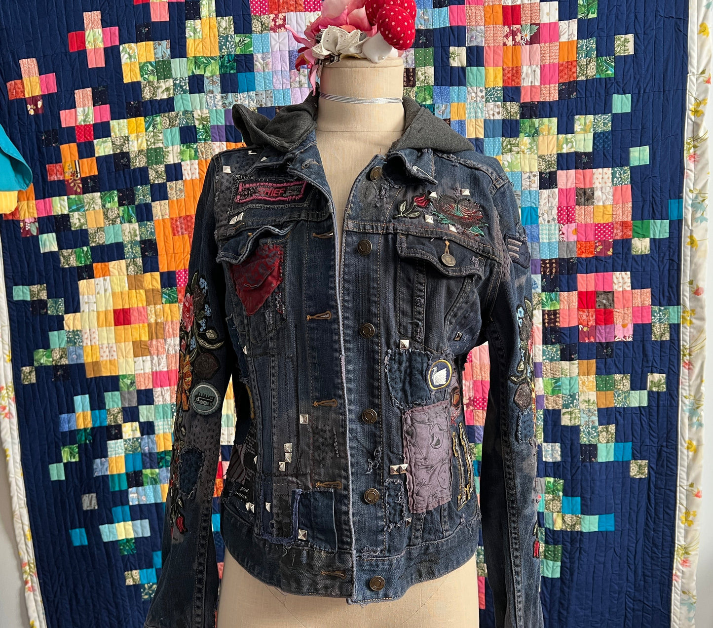 Panic Clothing - Denim Upgrades - Punk Sashiko Patchwork Mending