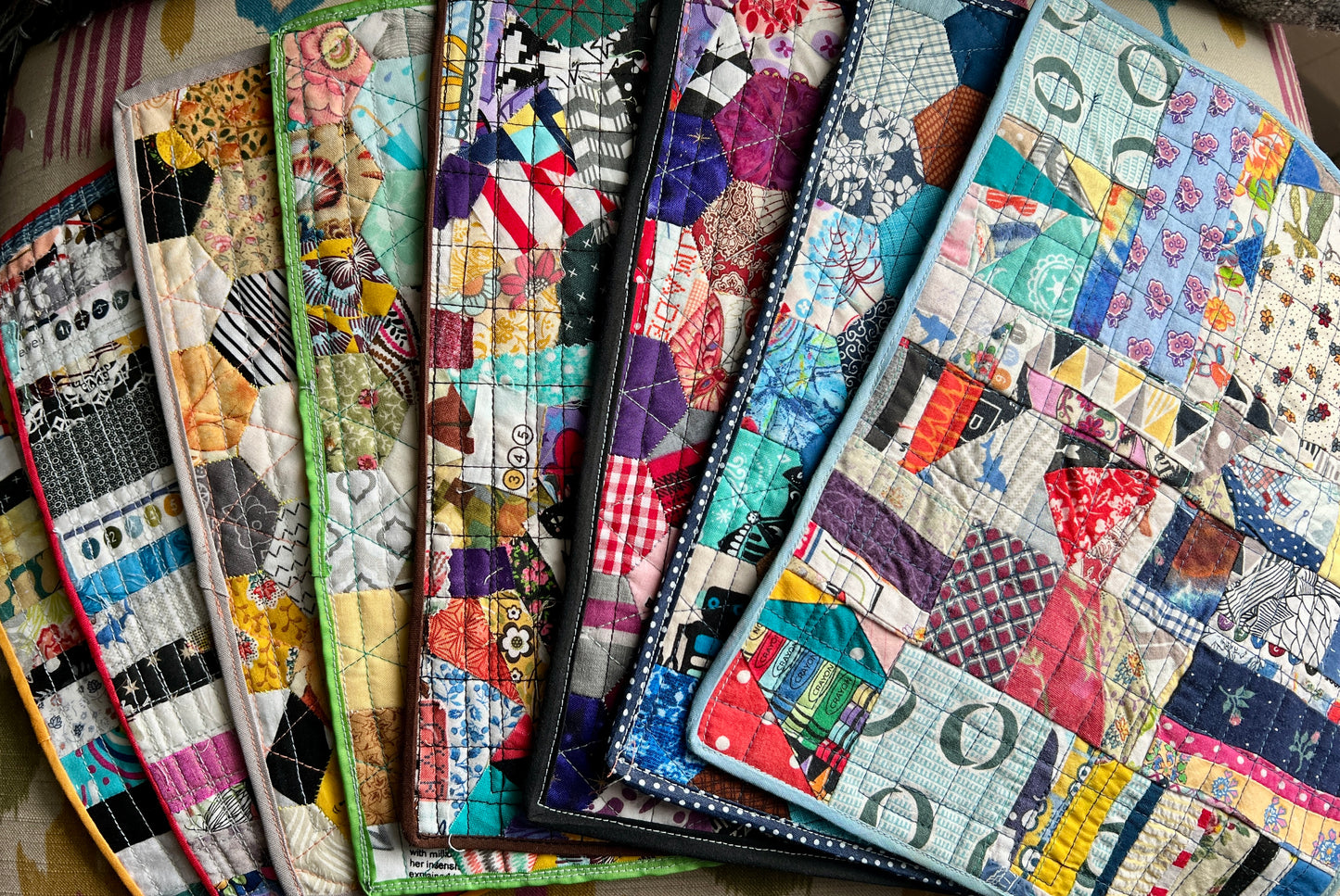 Barbie Dollhouse Quilt - Handmade Miniature Quilts - 1:6 Scale or 1:12 Scale