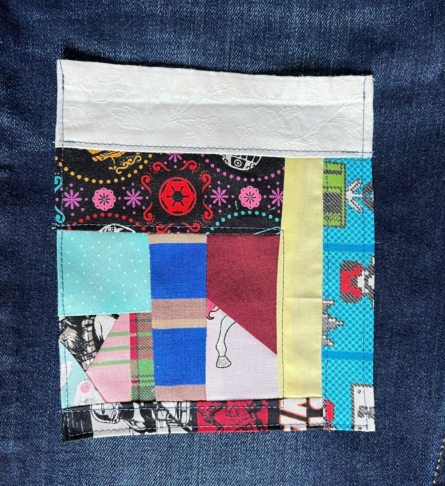 Panic Punk Patch - Scrappy, Ice Cream Cones or Hexie Flowers