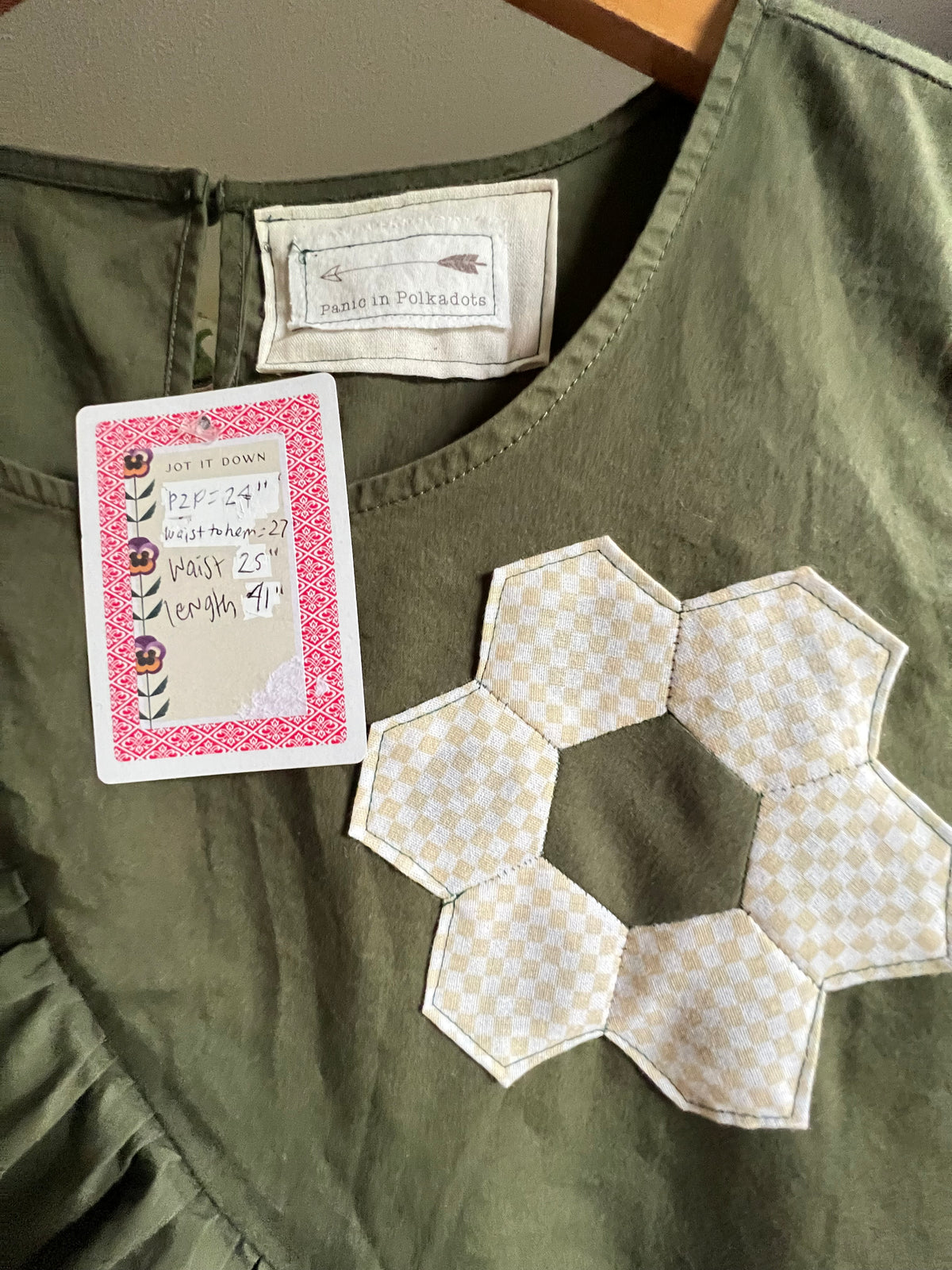 Panic Clothing - Dress Collection - Patchwork Shirtdress - Sustainable Upcycled with Pockets!