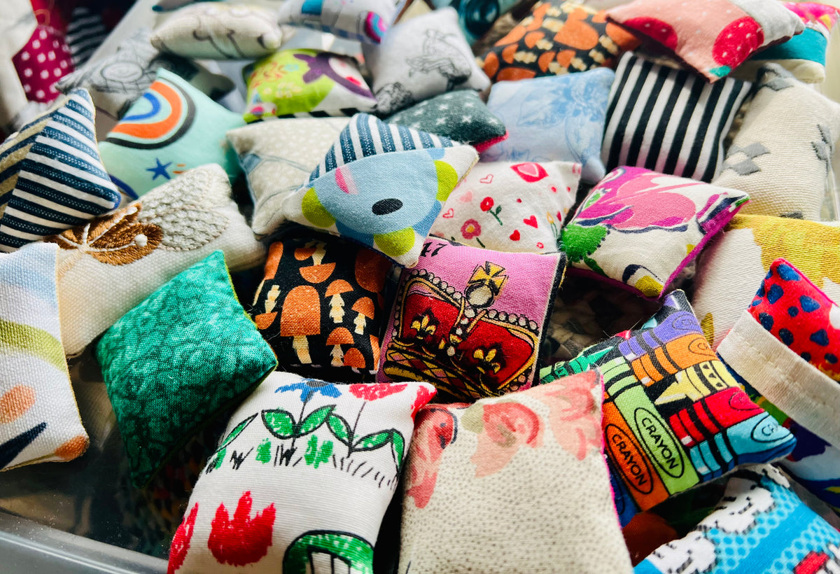 Doll Pillows F - One of a Kind Sold Individually - 1:12 Scale