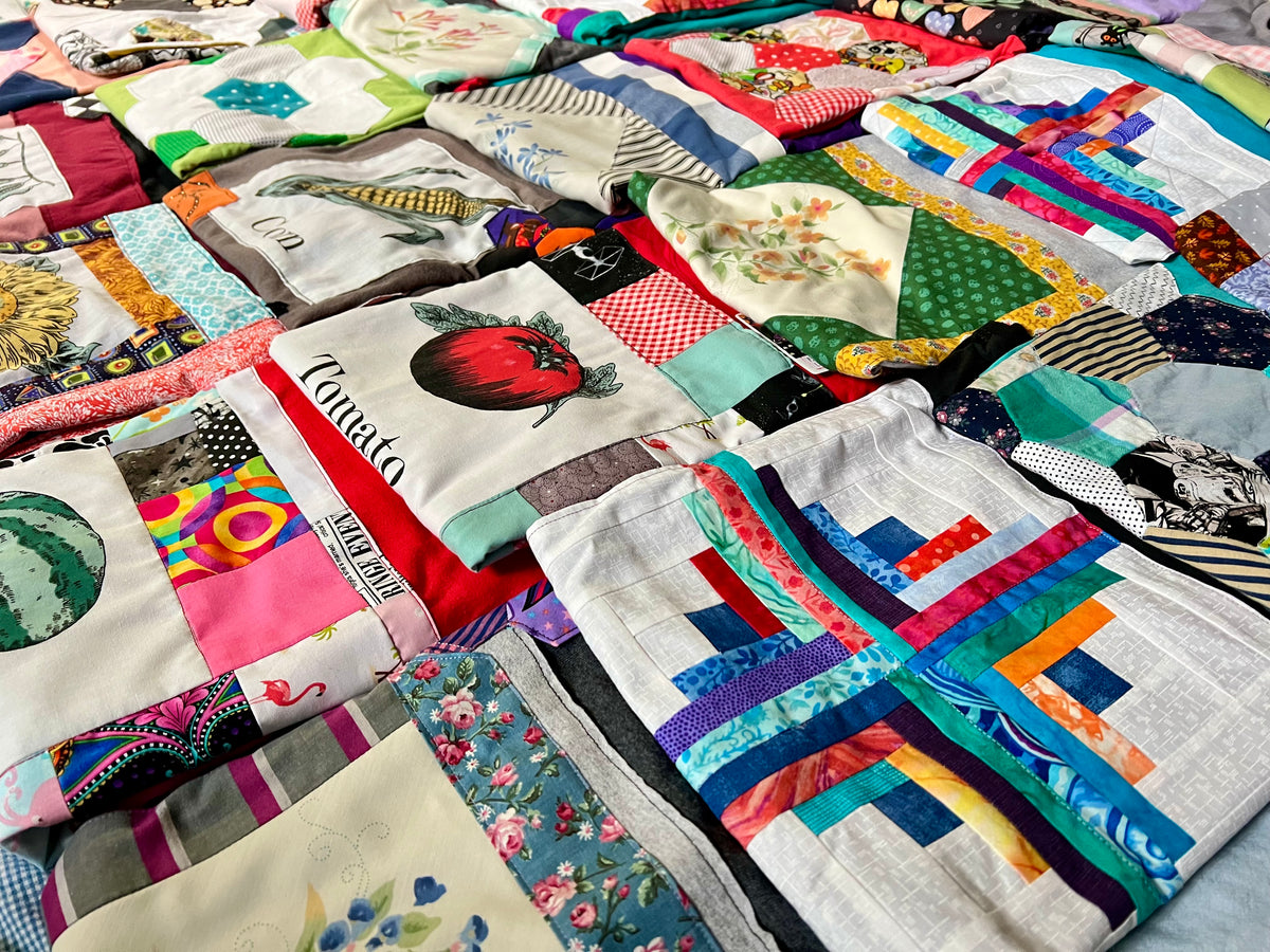 A Quilty Tee Shirt - Thrifted Upcycled Tshirts