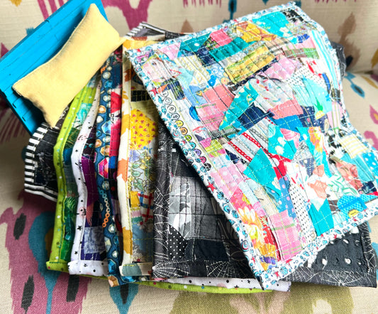 Cute Doll Quilt - Handmade Miniatures - 1:12 Scale