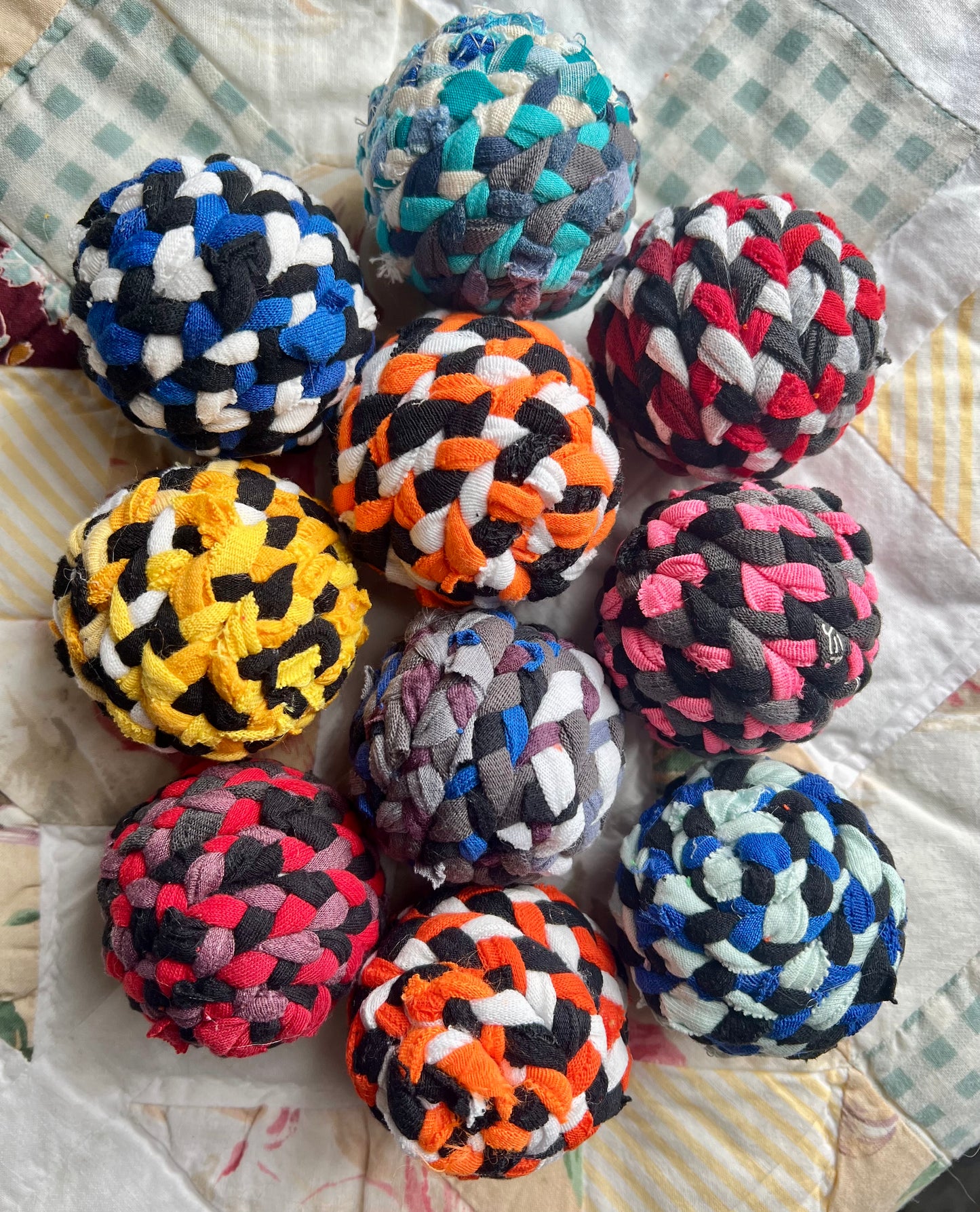 Pet Toys - Braided Dog Tug Rope or Braided Ball Cat Toy