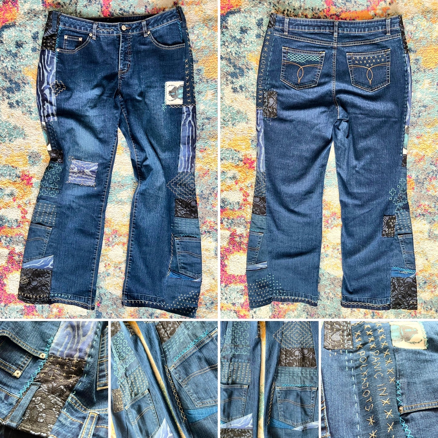 Panic Clothing - Denim or Shirt Upgrades or Designer Drapery Drawstring Pants