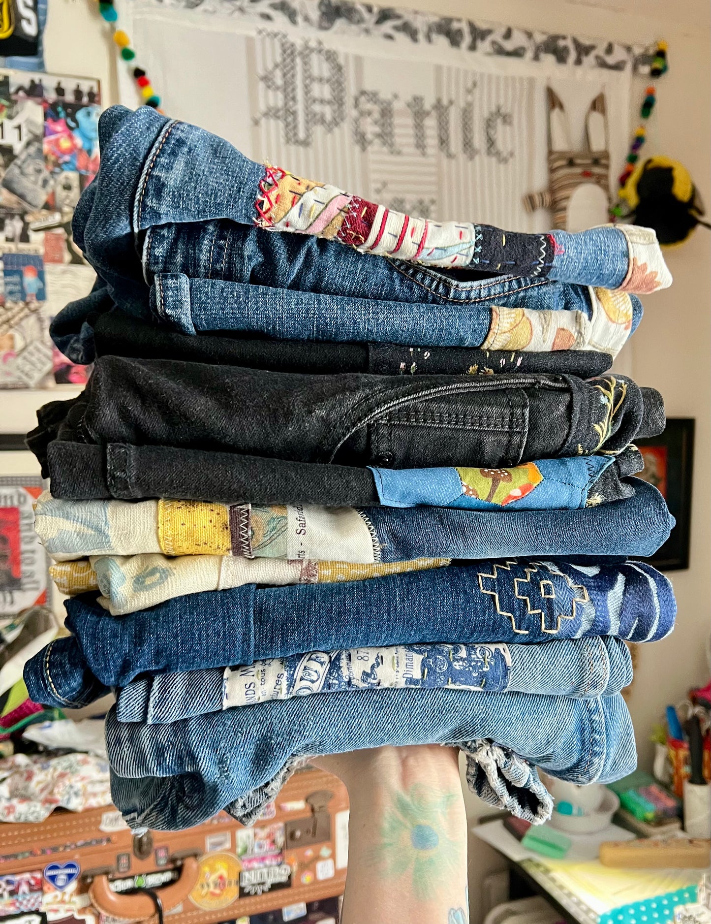 Panic Clothing - Denim or Shirt Upgrades or Designer Drapery Drawstring Pants