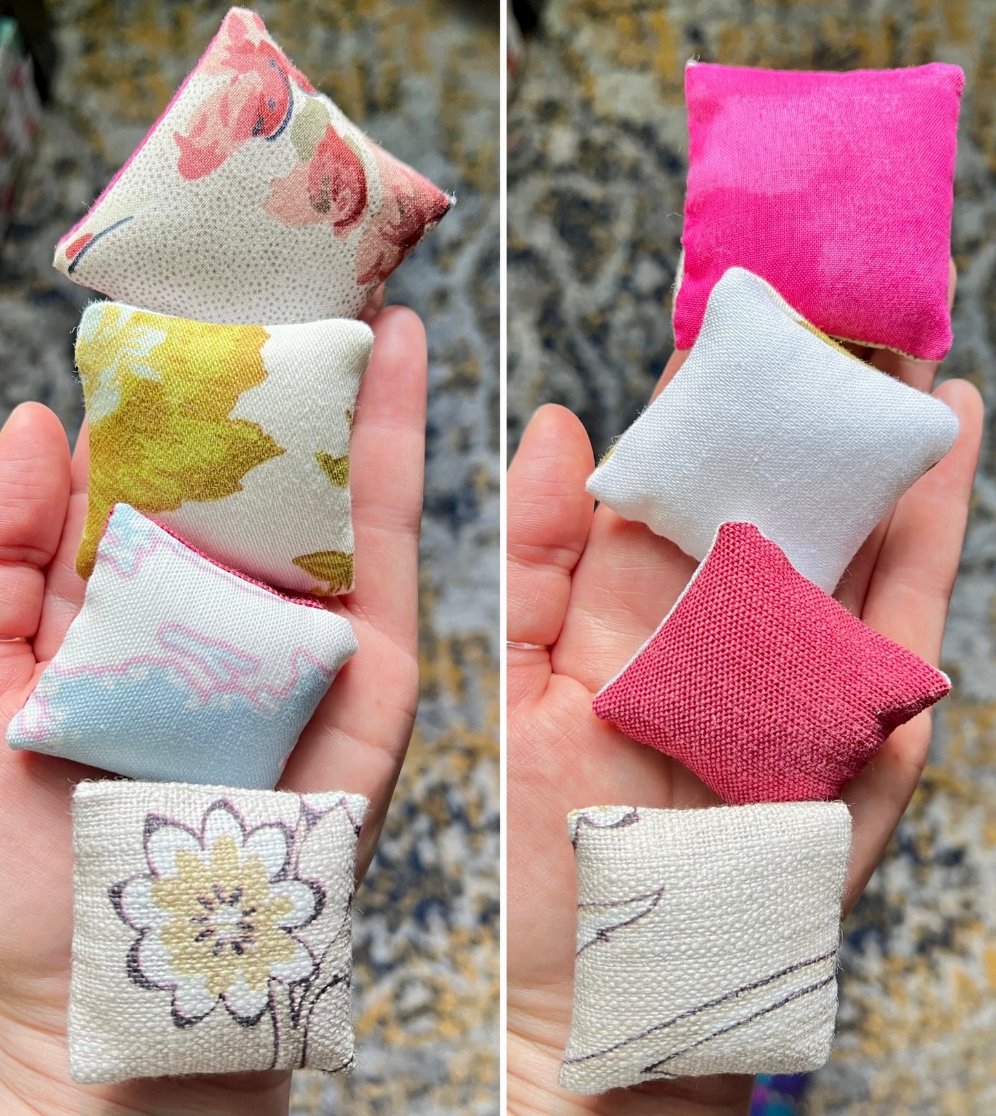 Doll Pillows D - One of a Kind Sold Individually - 1:12 Scale