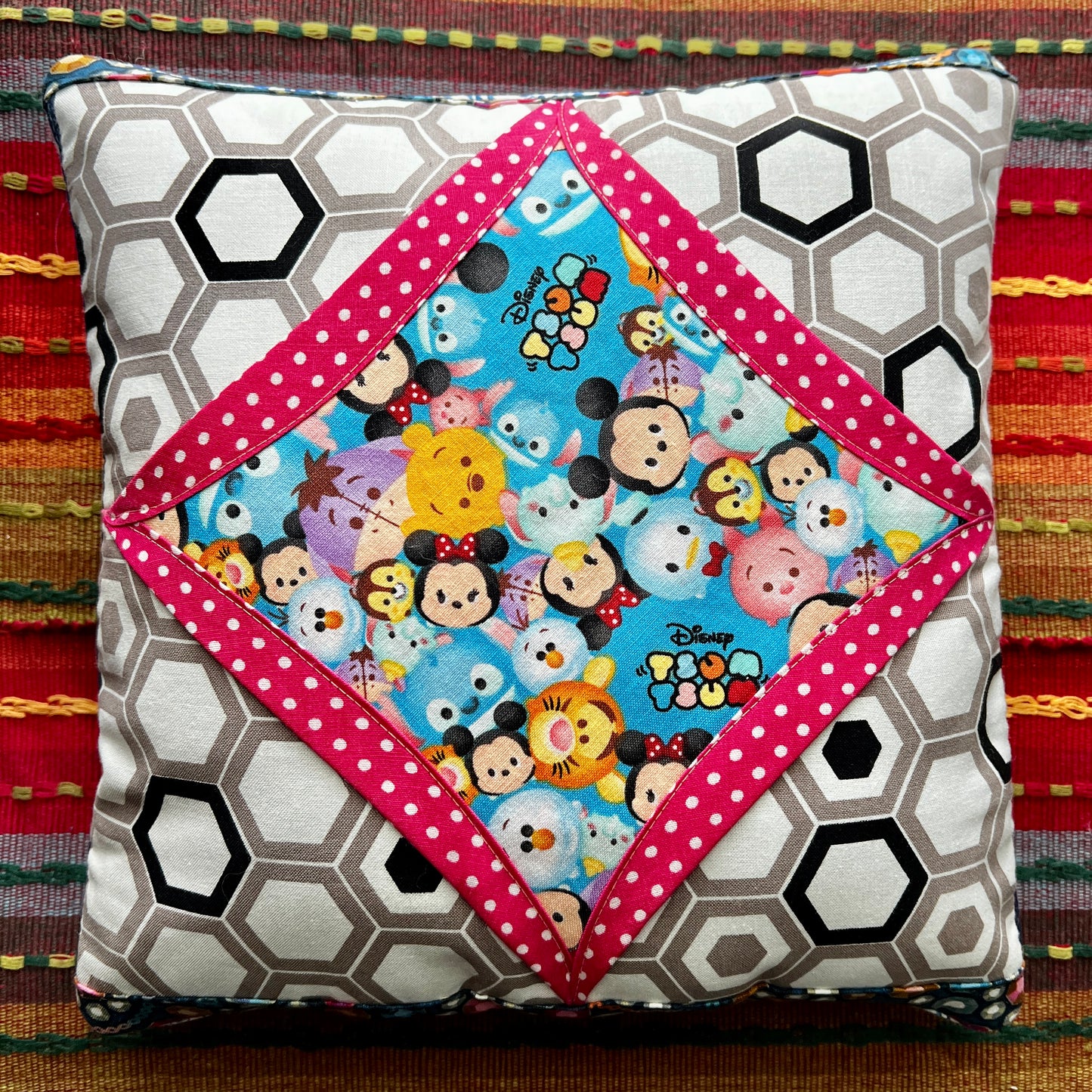 Little Pillow - Tooth Fairy Pocket - Cathedral Square Design