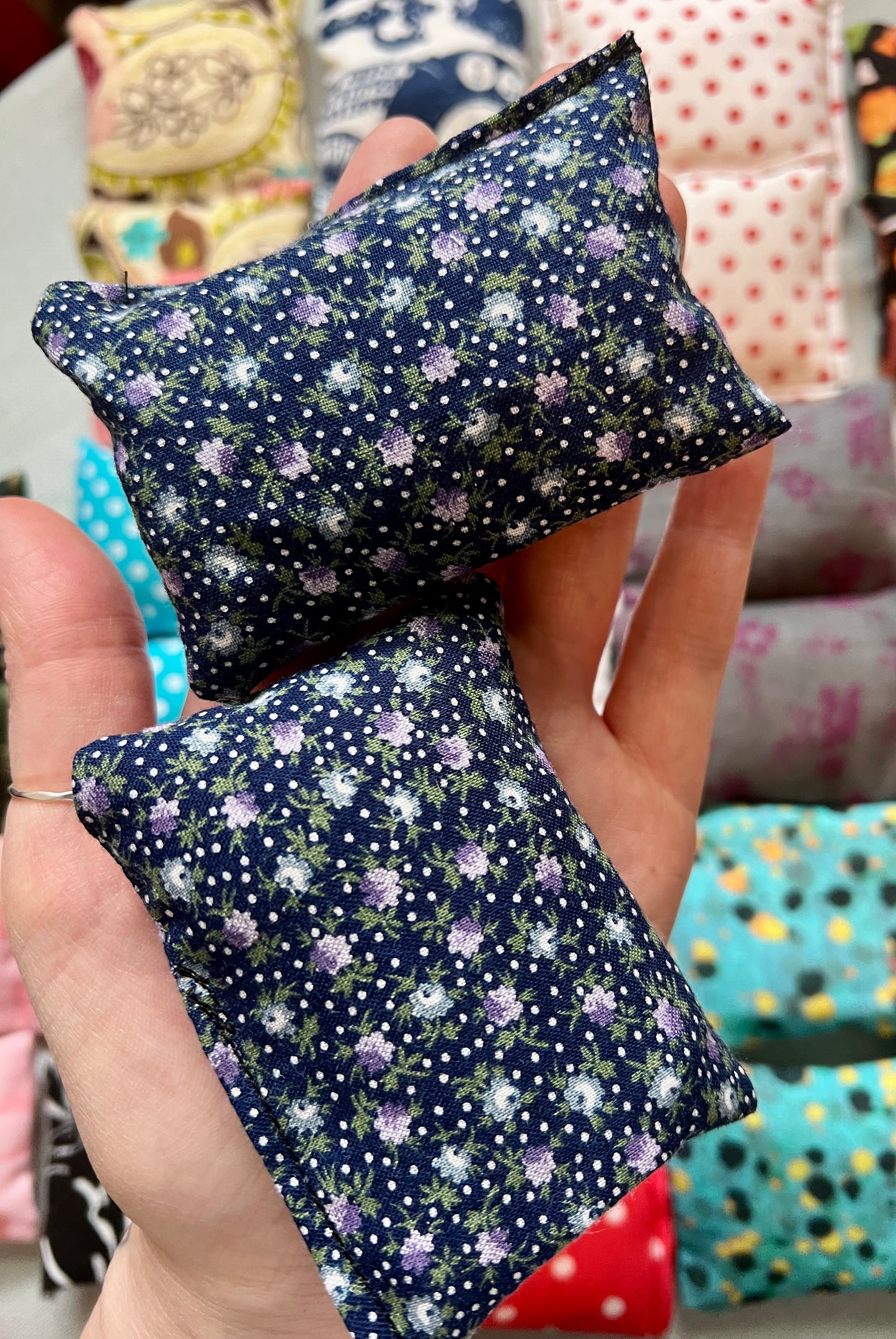 Barbie Doll Pillows - Pair of Miniature Throw Pillows -  1:6 Scale