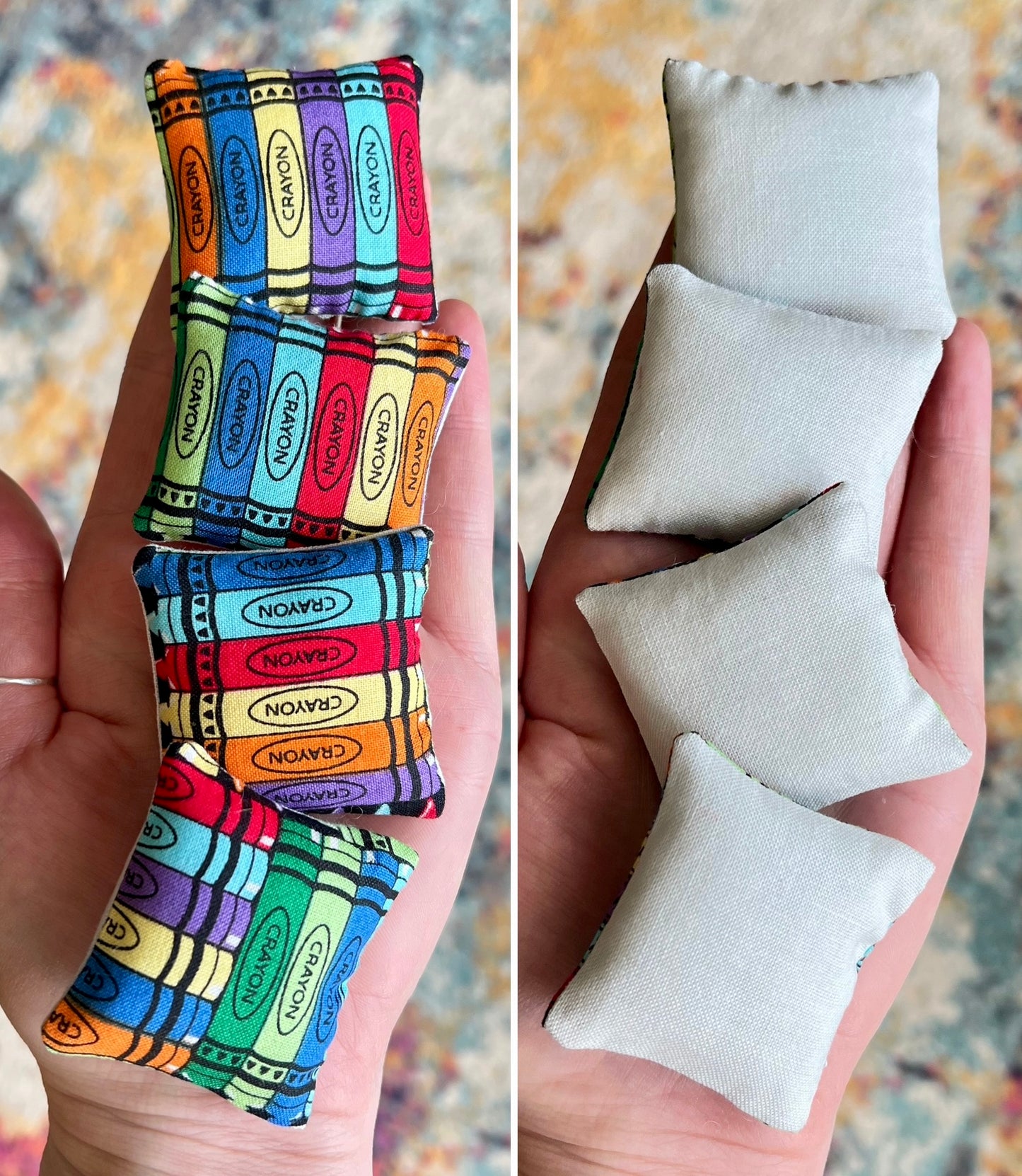 Doll Pillows B - Sold Individually - 1:12 Scale