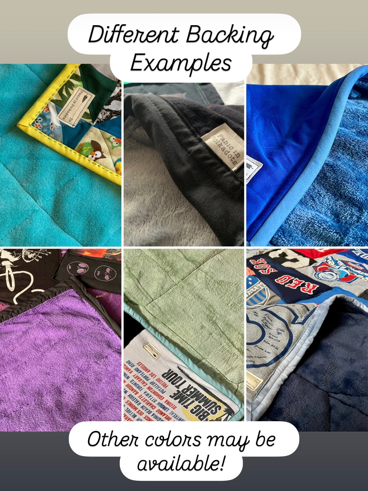 Custom Tshirt Quilt or Pillow - DEPOSIT ONLY - Send Me Your Shirts and I'll Make You a Quilt!
