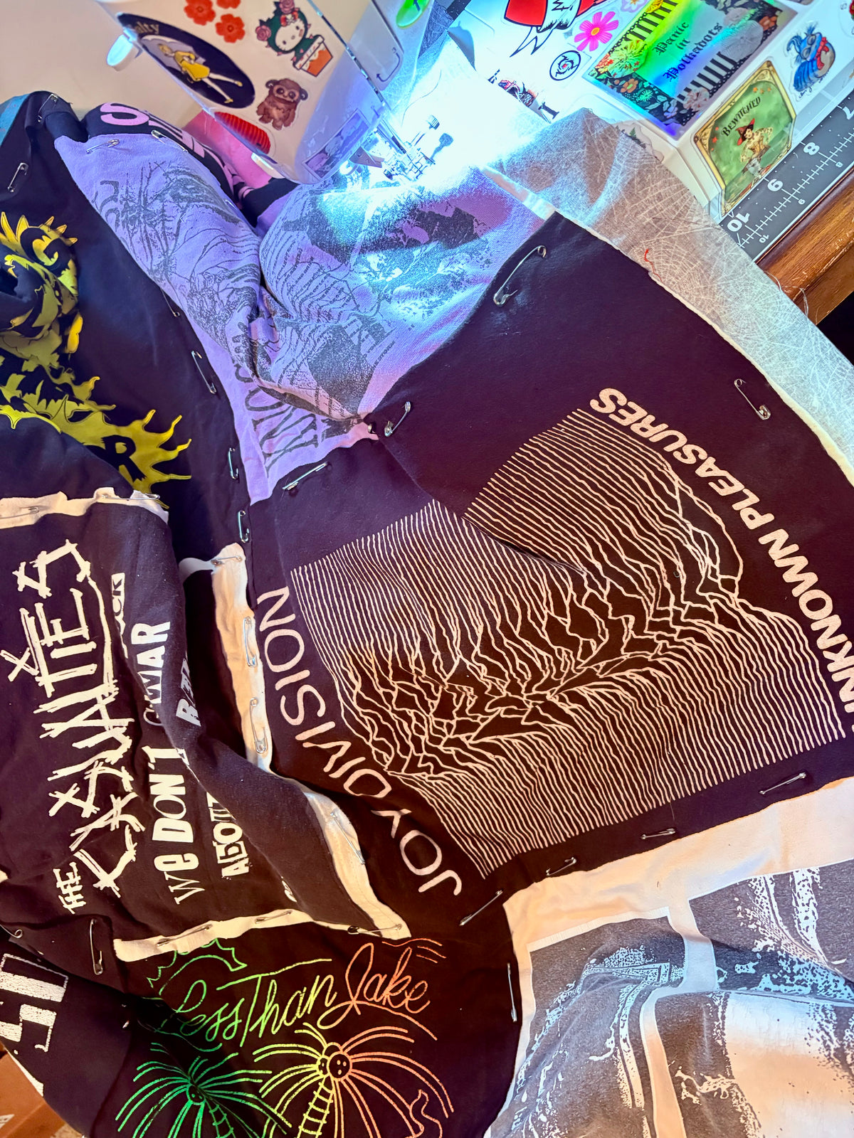 Custom Order - Meg J - Tshirt Quilt - XL Twin Black Cotton Backing