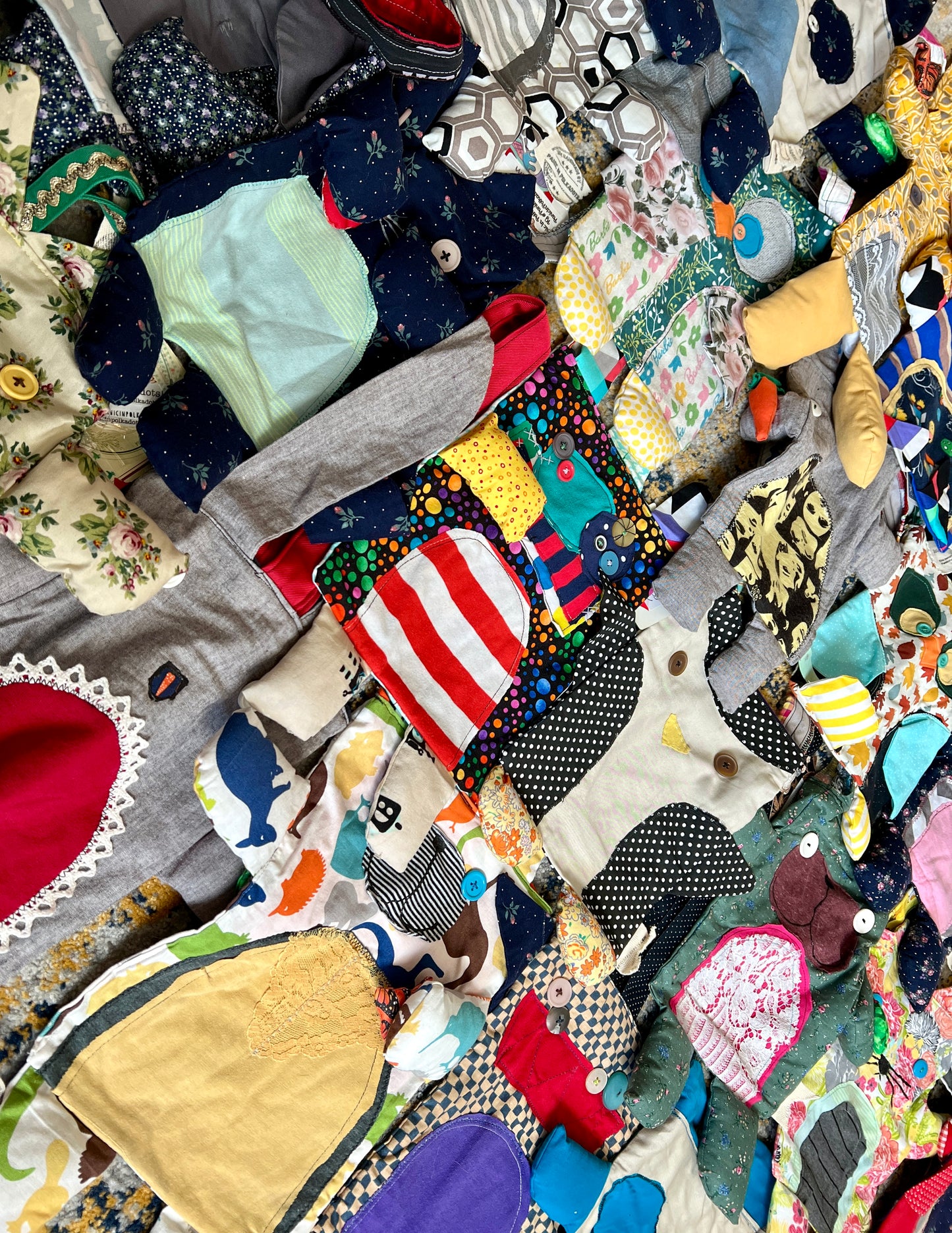 Handcrafted Tote Bag - Monster or Animal Friend - Large Tote