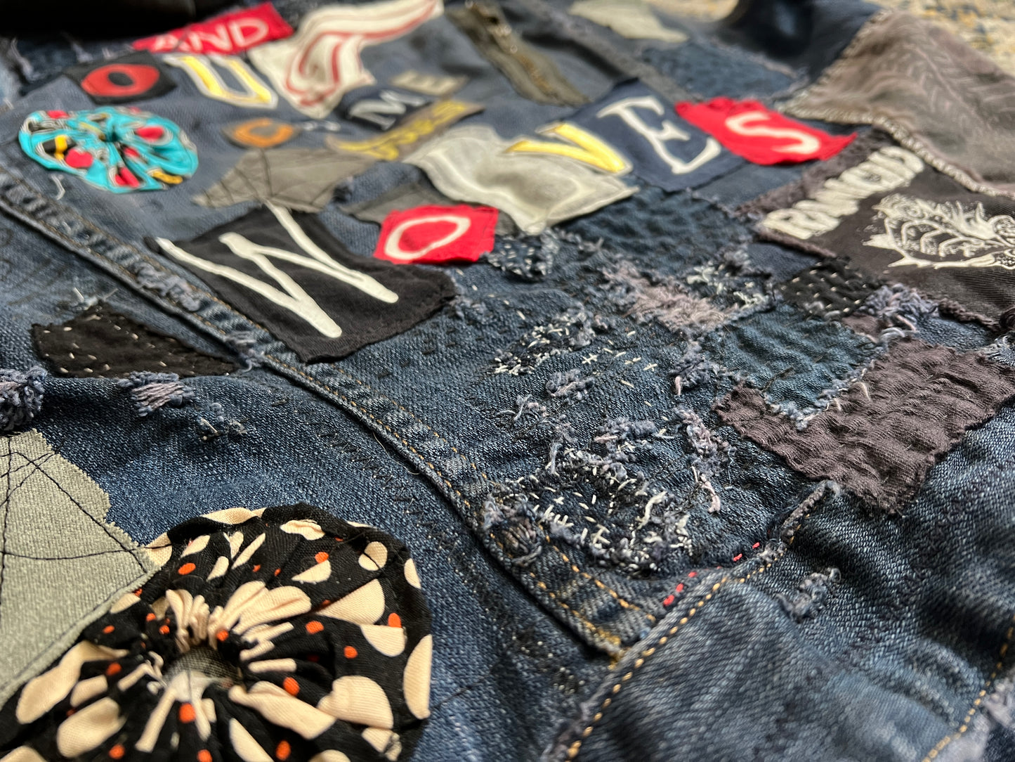 Panic Clothing - Denim Upgrades - Punk Sashiko Patchwork Mending