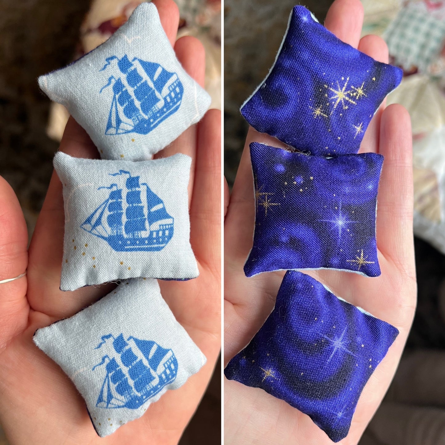 Doll Pillows B - Sold Individually - 1:12 Scale