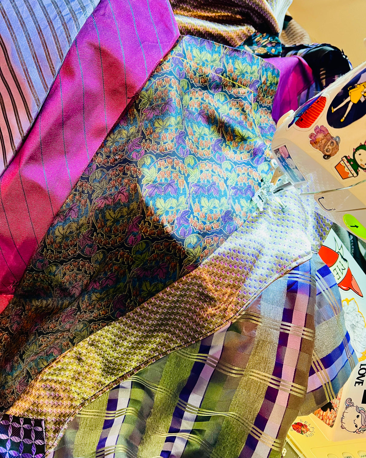 Panic Clothing - Skirt Collection - Patchwork or Neckties - Sustainable Upcycled with Pockets!
