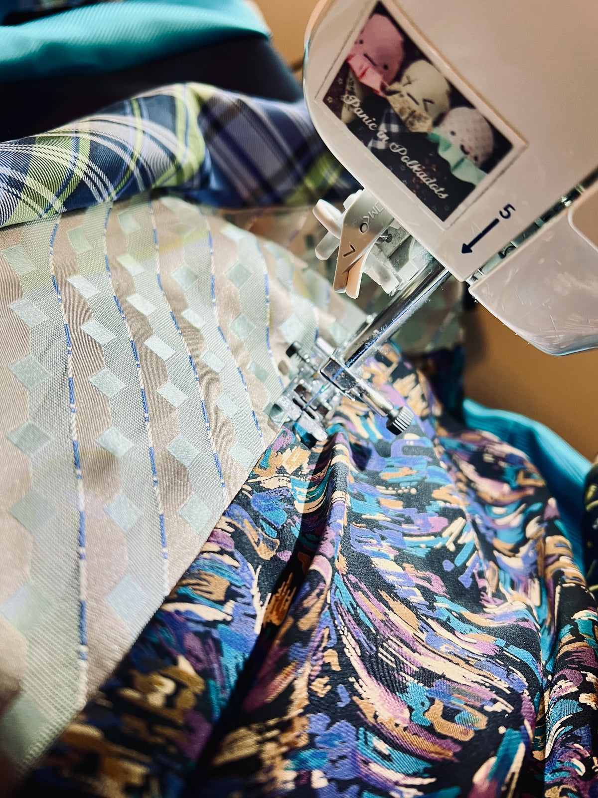 Panic Clothing - Skirt Collection - Patchwork or Neckties - Sustainable Upcycled with Pockets!