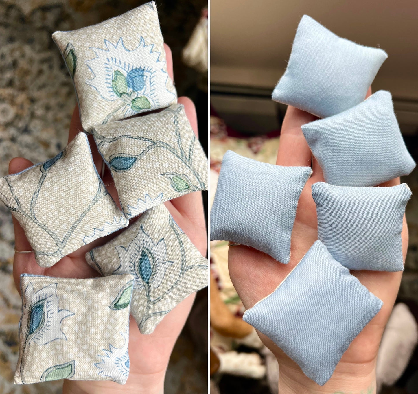 Doll Pillows B - Sold Individually - 1:12 Scale