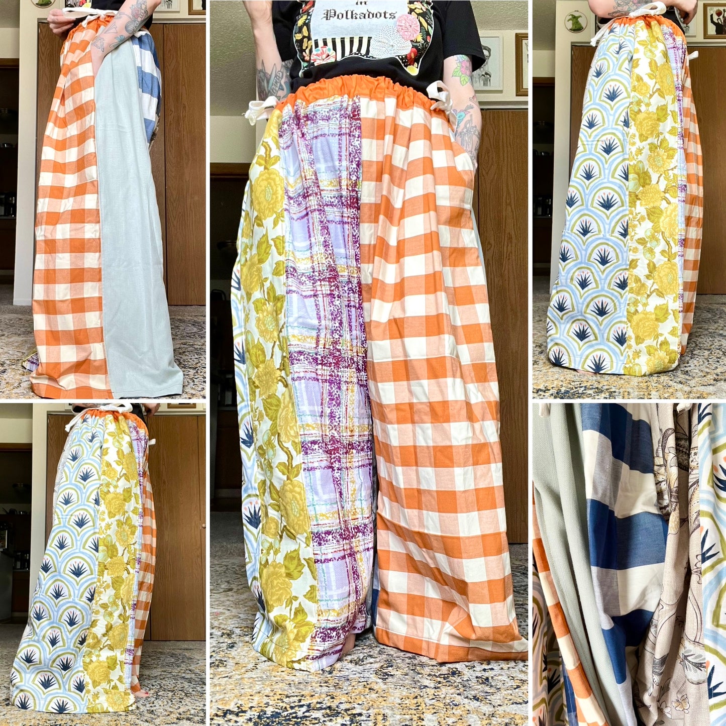Panic Clothing - Denim or Shirt Upgrades or Designer Drapery Drawstring Pants