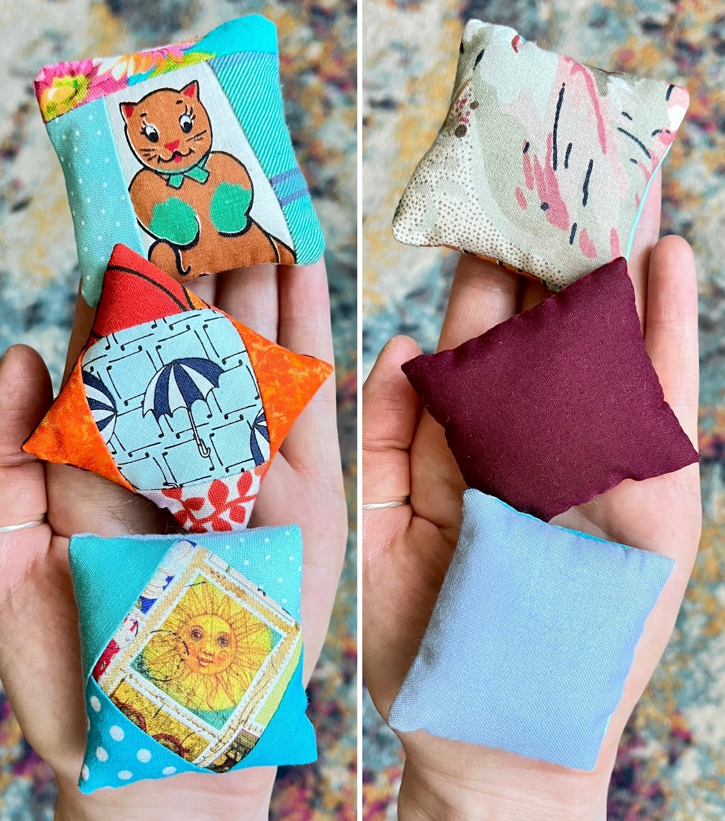 Barbie Doll Pillow - Handmade Miniatures Sold Individually -  1:6 Scale