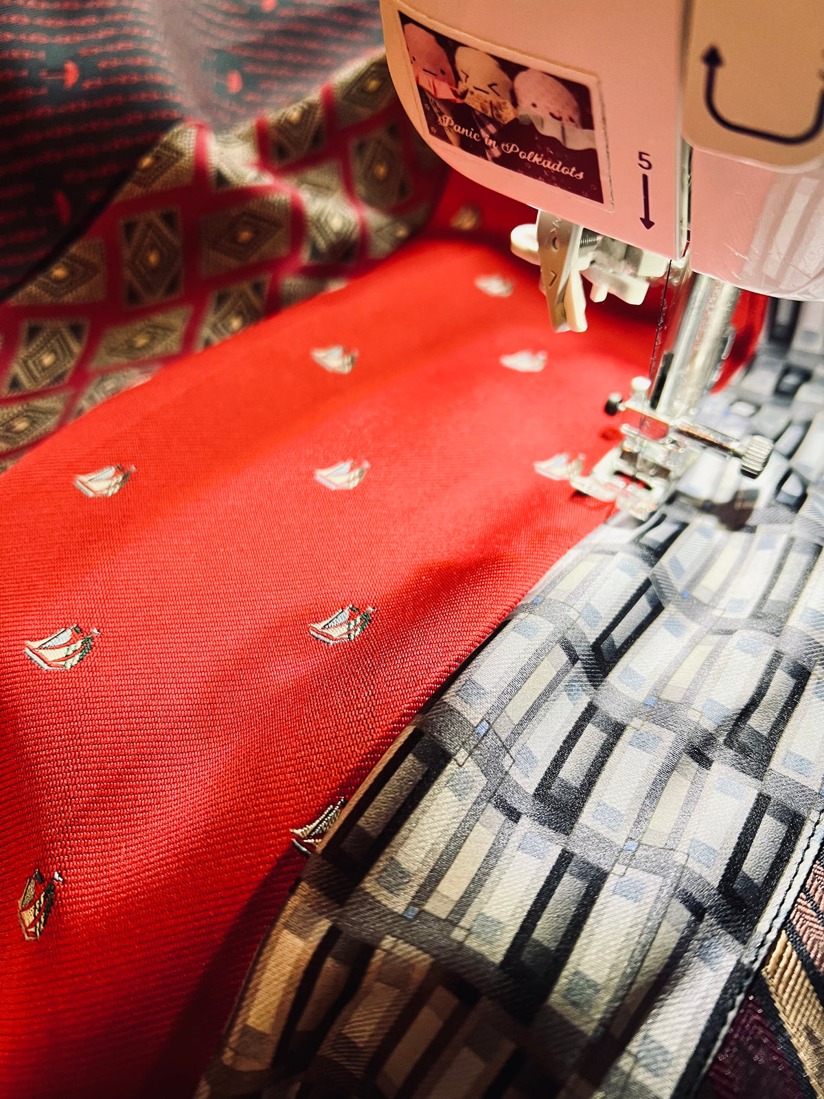 Panic Clothing - Skirt Collection - Patchwork or Neckties - Sustainable Upcycled with Pockets!