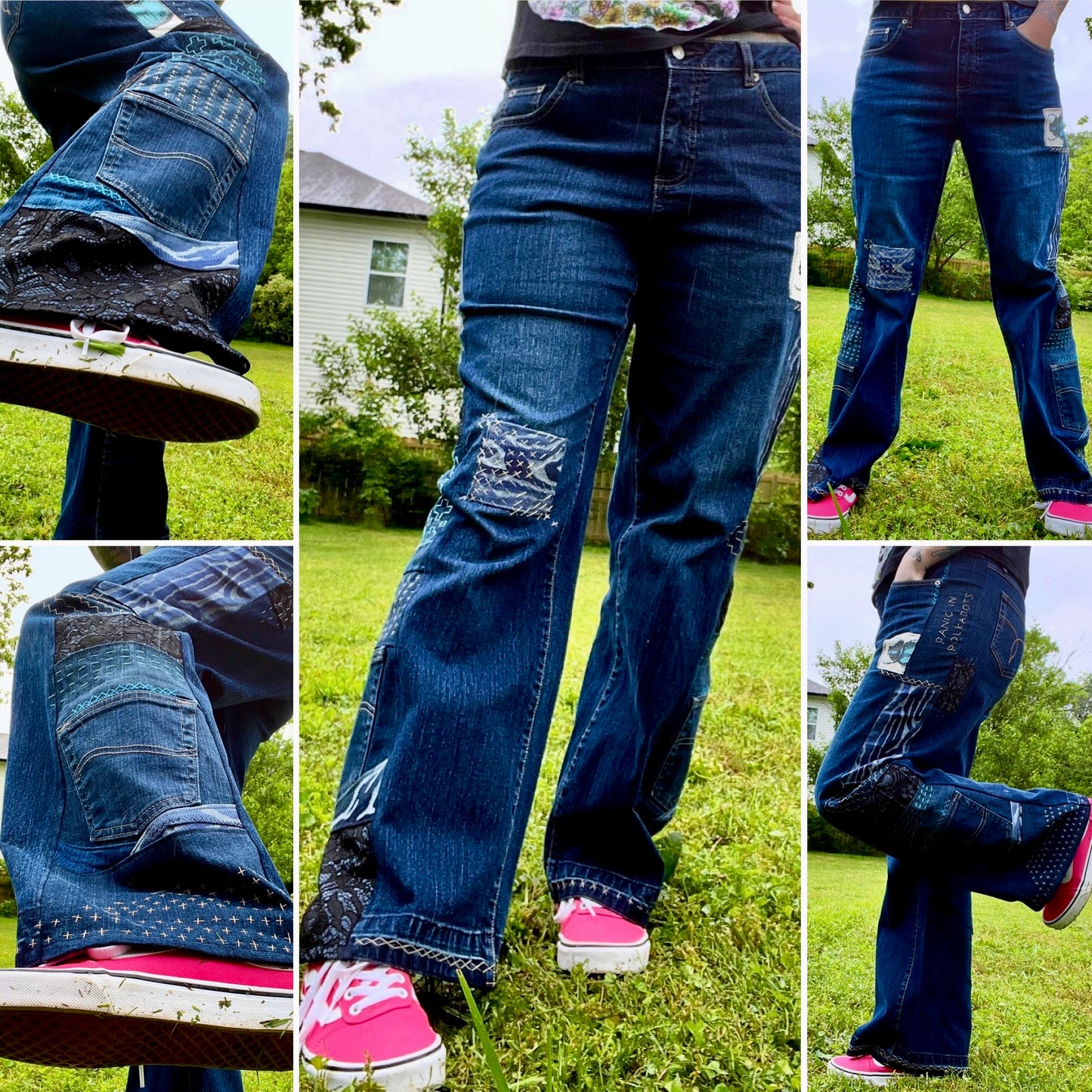 Panic Clothing - Denim or Shirt Upgrades or Designer Drapery Drawstring Pants