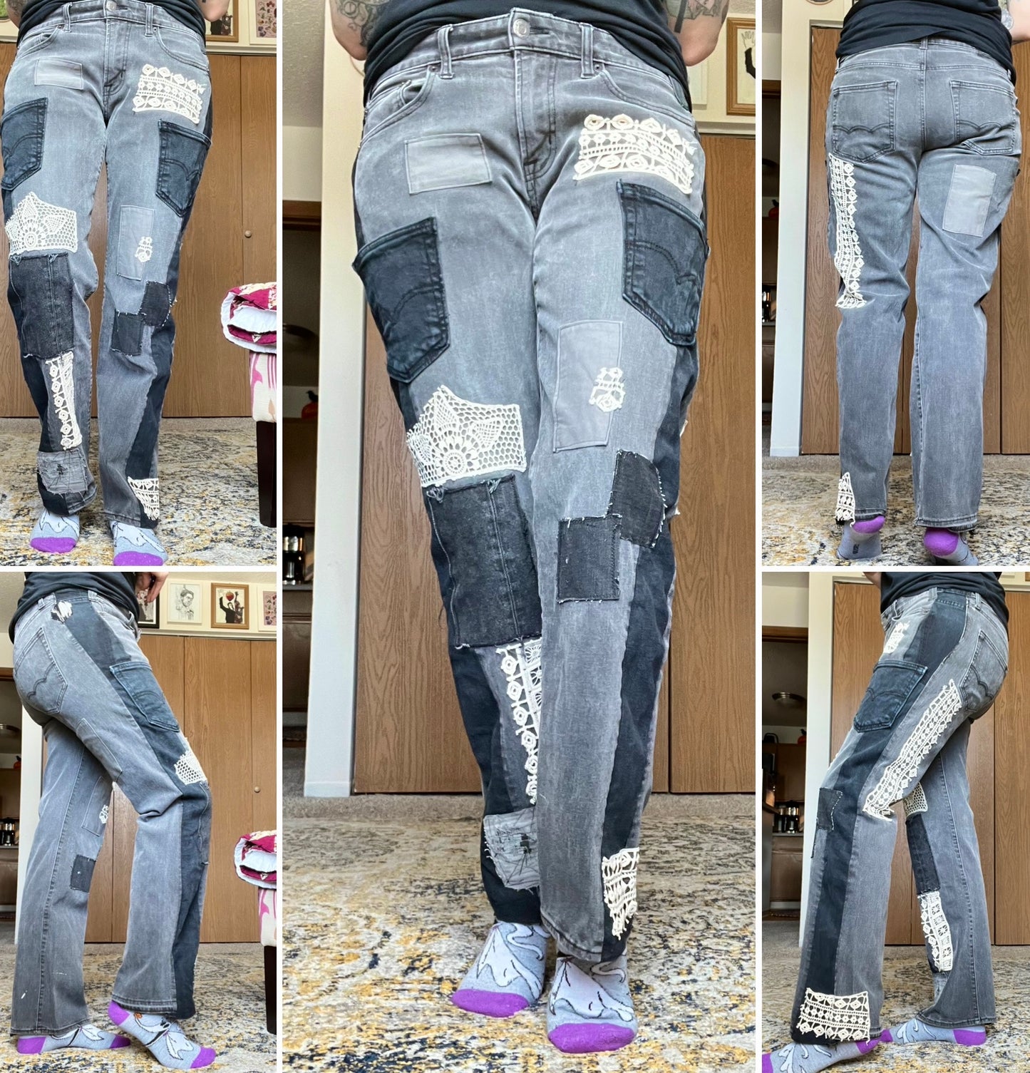 Panic Clothing - Denim or Shirt Upgrades or Designer Drapery Drawstring Pants