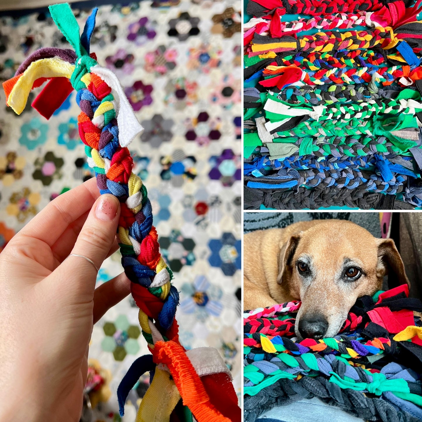 Pet Toys - Braided Dog Tug Rope or Braided Ball Cat Toy