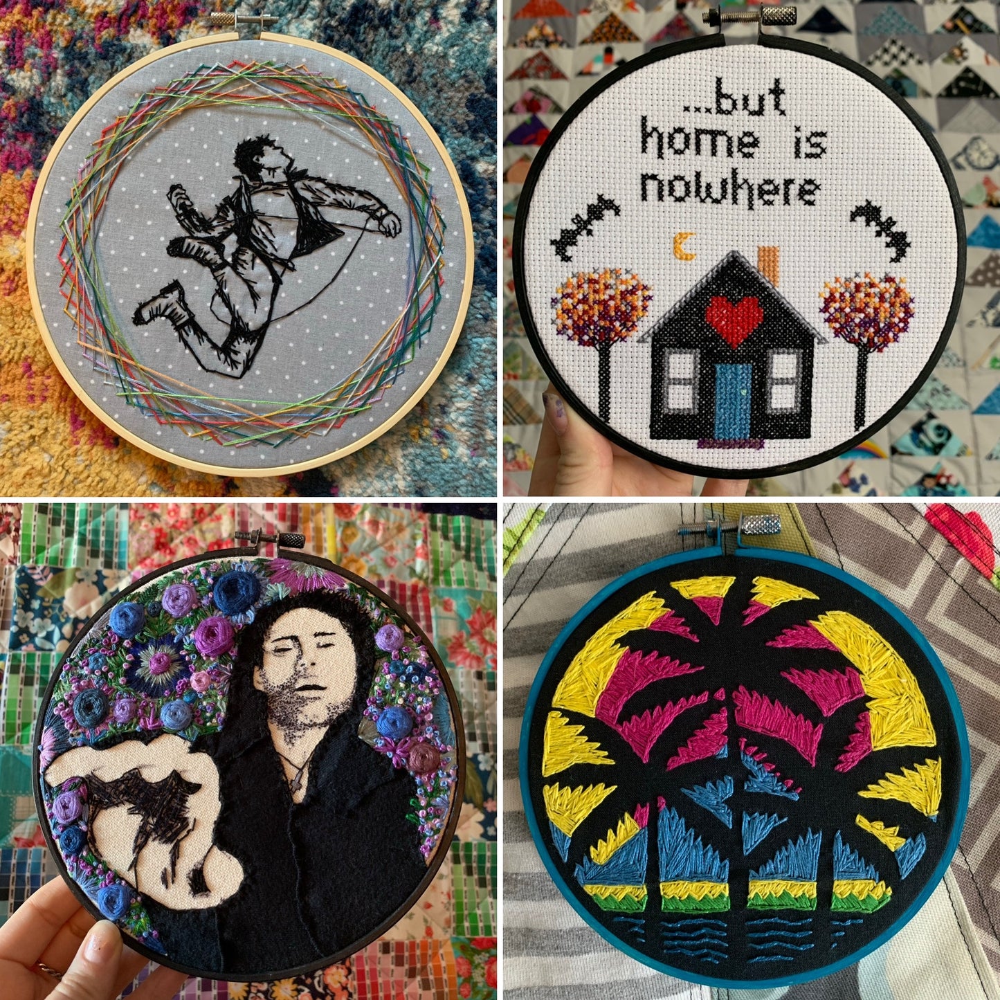 Embroidery hoop afi blaqk audio group