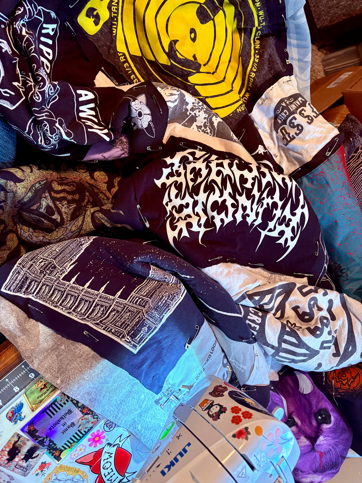Custom Order - Meg J - Tshirt Quilt - XL Twin Black Cotton Backing
