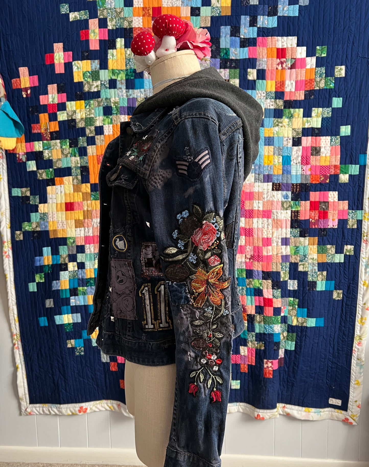 Panic Clothing - Denim Upgrades - Punk Sashiko Patchwork Mending