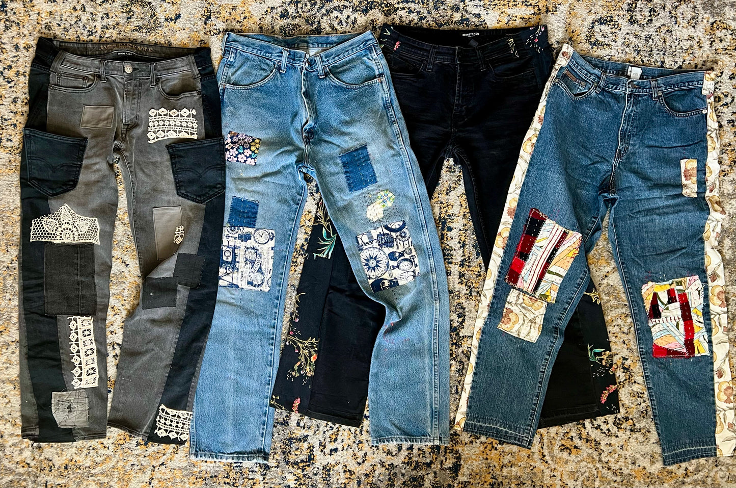 Panic Clothing - Denim or Shirt Upgrades or Designer Drapery Drawstring Pants