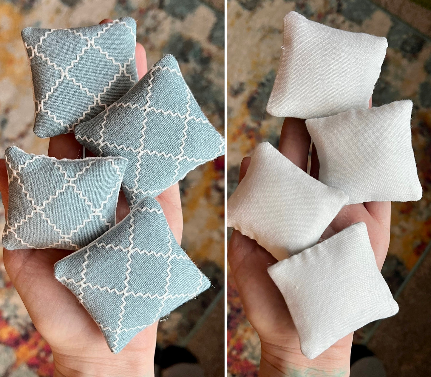 Barbie Doll Pillow - Handmade Miniatures Sold Individually -  1:6 Scale